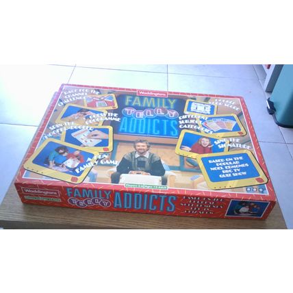 FAMILY TELLY ADDICTS Board Game. Waddingtons (Vintage 1992) Complete.
