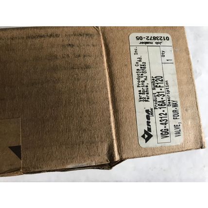 new VERSA VGG-4312-16A-31-F120 4-WAY PNEUMATIC SOLENOID VALVE,120VAC COIL,ET