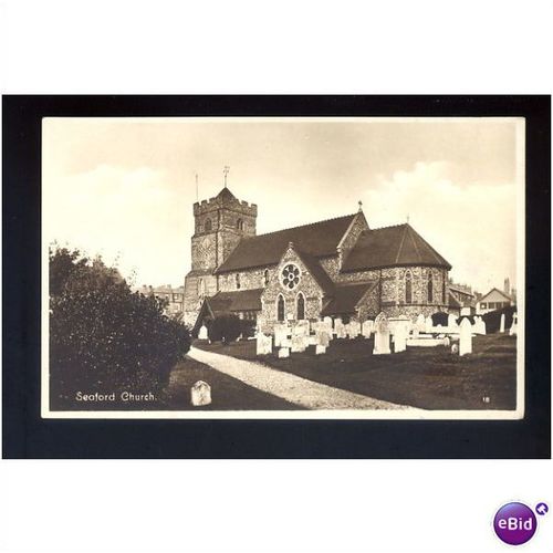 Sussex SEAFORD Church Postcard (18)