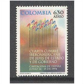 4th Latin American Presidential Summit,Cartagena issue.Unmounted Mint.col