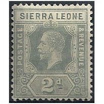 Sierra Leone 1913 SG115 2d Greyish-Slate Mounted Mint ..
