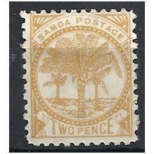 Western Samoa 1900 SG91a 2d Orange-Yellow Mounted Mint .. .