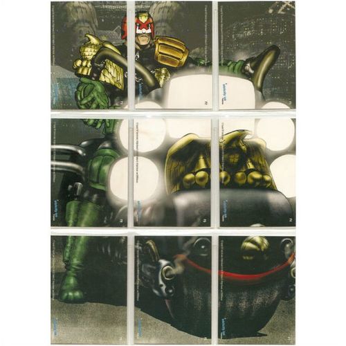 2000AD Judge Dredd 30 Years of - Full 9 Card Foil Chase Set from Strictly Ink