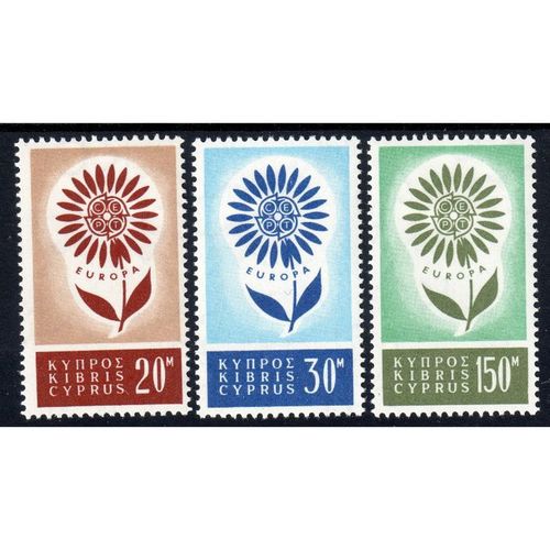 Cyprus Sg249 - Sg251 1964 Europa set lightly m/mint (G42)