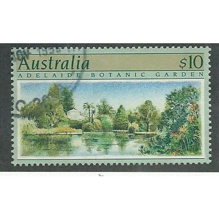 AUS 1989 $10.00 'ADELAIDE BOTANIC GARDENS' FINE USED (EBID40-279)