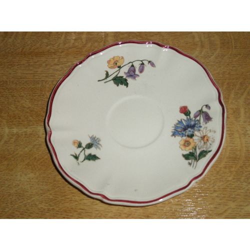 Nice French Sarreguemines Elgreste Cup & Saucer