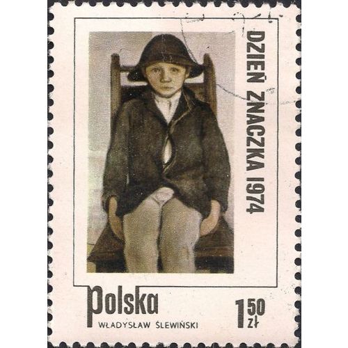 POLAND, FINE ART,FINE ART, Orphan from Poronin, white 1974, 1.50 Zl