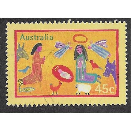 AUS 1998 45c 'CHRISTMAS' FINE USED (EBID68-324)
