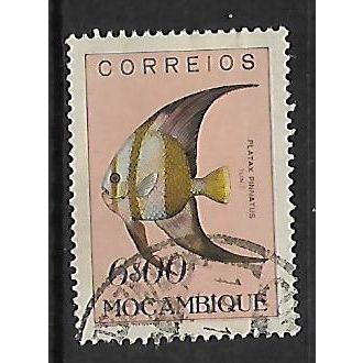 MOZAMBIQUE 1951 FISHES 6E DUSKY BAT FISH SG 456 FINE USED