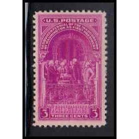 854 3c Washington Inauguration Fine MNH O6132