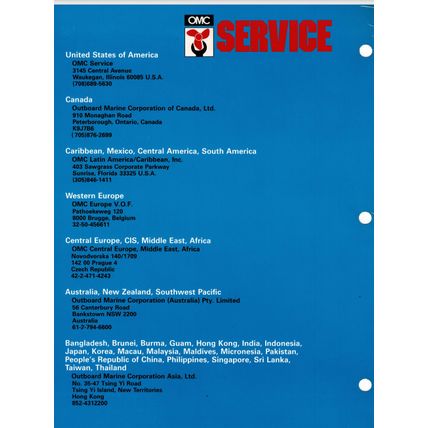 Johnson Evinrude Service Manual Electric Outboards 1993 PN 500605 Reprinted