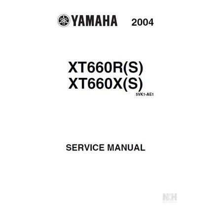 YAMAHA XT660R(S) XT660X(S) SERVICE MANUAL MOTORCYCLE 462 PAGES IN ENGLISH