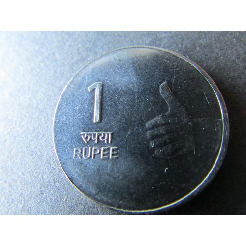 2009 INDIA ONE RUPEE. AN