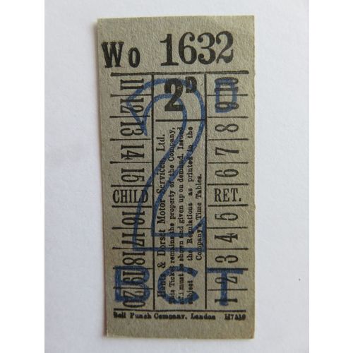Hants & Dorset Motor Services Ltd Bus Ticket #2