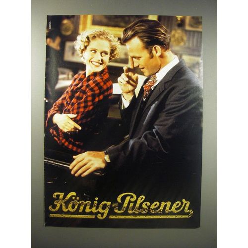 1990 Konig-Pilsener Beer Ad