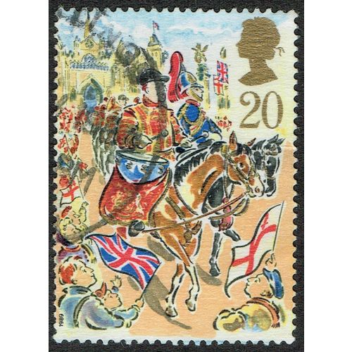 1989 Lord Mayors Show 20p Multicoloured SG1461 FU