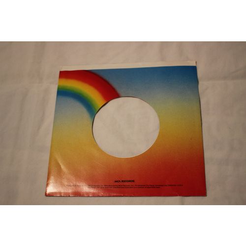 Tom Petty Promo 45 & Record Company Sleeve-I WON'T BACK DOWN STEREO