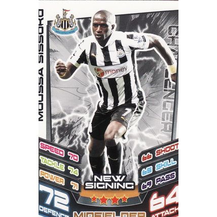 Match Attax Extra 2012/2013 N7 Moussa Sissoko Newcastle United