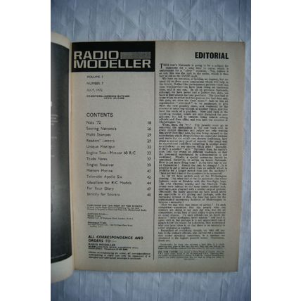 1972 Radio Modeller Magazine - July