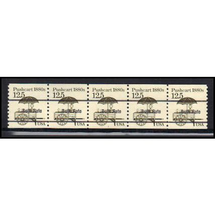 2133a 12.5c Pushcart Very Fine MNH Dry Gum PNC 1/5 X2271