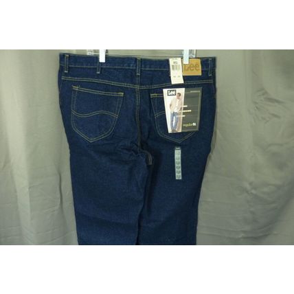 Men's 42 x 32 Lee Blue Jeans Regular Fit Straight Leg