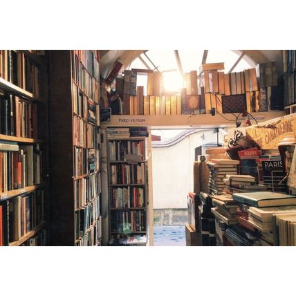 The Abbey Bookshop French Book Store Paris France Postcard