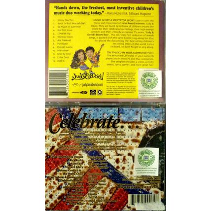 ROCK N' ROLL MATZAH BALL JUDY & DAVID SING-A-LONG & CELEBRATE PASSOVER MUSIC CDs