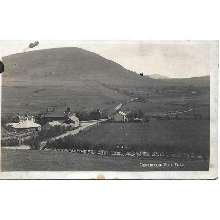 Troutbeck & Mell Fell - nr Ambleside - Cumbria - Vintage Postcard