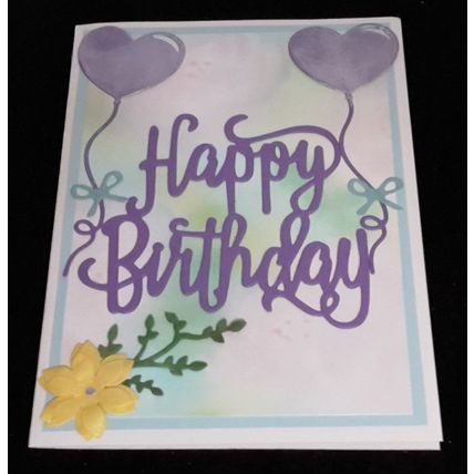 Crafty Krafters Unique Birthday love hugs kisses hearts ballons pop up styl