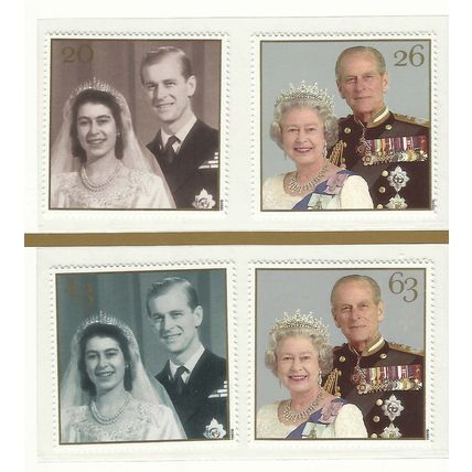 GB 1997 QE2 Golden Wedding Souvenier Book Inc. PHQ cards CV £50 ( A1383 )