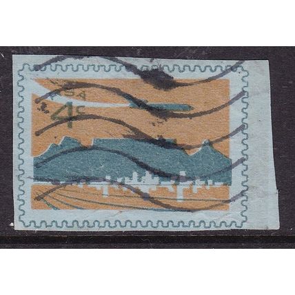 South Africa Jetliner over Table Mountain 4c Stationary Cut Out VGC