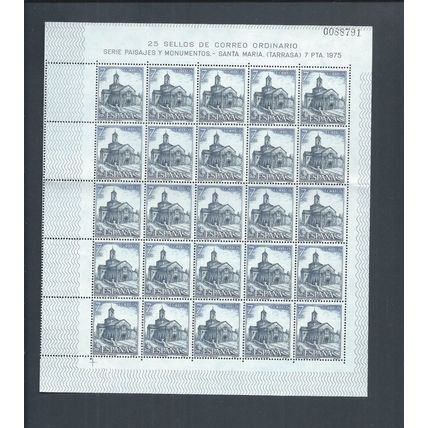 Spain stamps. 1975 Tourist Series MNH full sheets of 25 SG 2311 - 2316 (AM713)