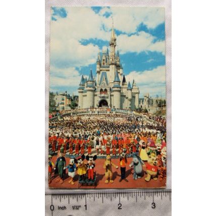 1986 postcard Walt Disney World