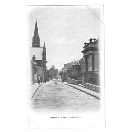 Haverhill, Hamlet Road, Suffolk, Undivided Back Postcard.