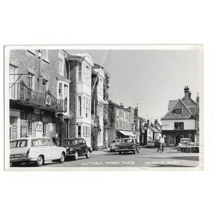 Southwold, Market Place, Suffolk, RP Postcard.