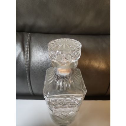 Drambuie Cut glass Vintage decanter No stopper 8”