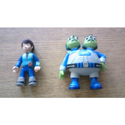Miles From Tomorrow Land by Disney - 2 Figures (Miles & Admiral Watson & Crick)