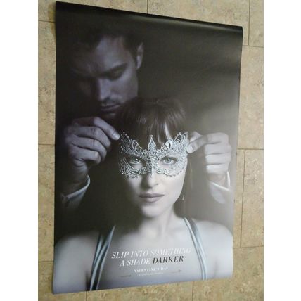 Fifty Shades Darker - Movie Poster with Jamie Doran and Dakota Johnson - Advance
