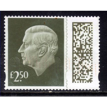 GB 2024 KC 3rd £2.50 Gooseberry Green Machin Used SG V5026 ( J850 )