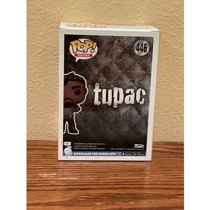 Funko Pop! Rocks - Tupac Shakur #446 Vinyl Figure (Box & Protector)