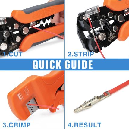 Icrimp IWS-3220S Micro Pin Connector Crimping Tool, AWG 32-20, Ratchet Crimper f
