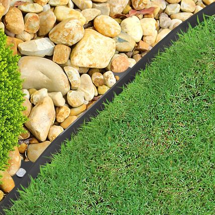Gardzen 1.5" X 100' Landscape Edging Kit, Garden Edging Coil Comes with 120 Pcs