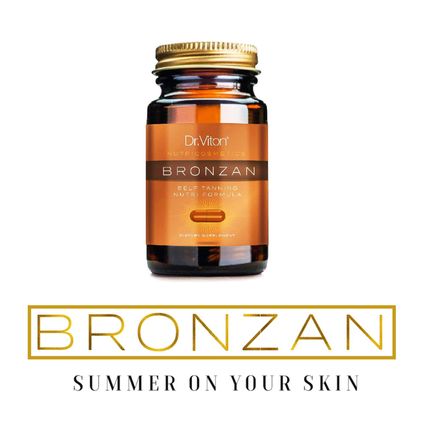 Bronzan Dr Viton 100% Natural and Organic - sunless tanning 30 capsules