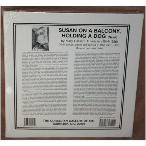 1991 Battle Road Press Susan on a Balcony 500+ Piece Puzzle - Sealed