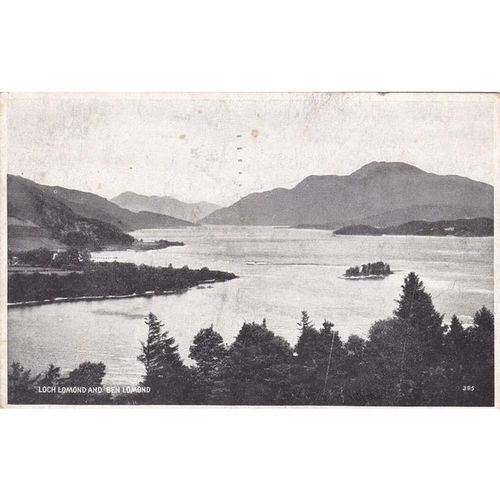 Loch Lomond And Ben Lomond Stirlingshire Postcard (STI71289)