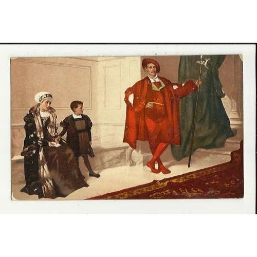 23362 AWAITING AN AUDIENCE (Geets) Art Postcard by Photochrom