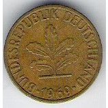 ALLEMAGNE 5 pfennig 1969