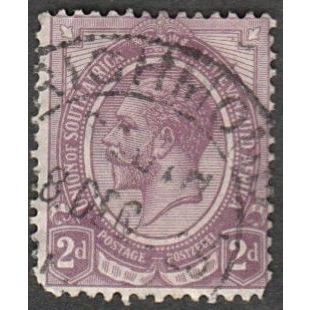 South Africa. 1913. George V. 2d Value. Very Good Used