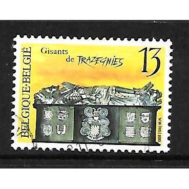 BELGIUM 1988 13F TOMB OF LORD GILLES SG 2960 FINE USED