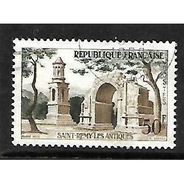 FRANCE 1957 50F LES ANTIQUES SAINT REMY SG 1355 FINE USED#2